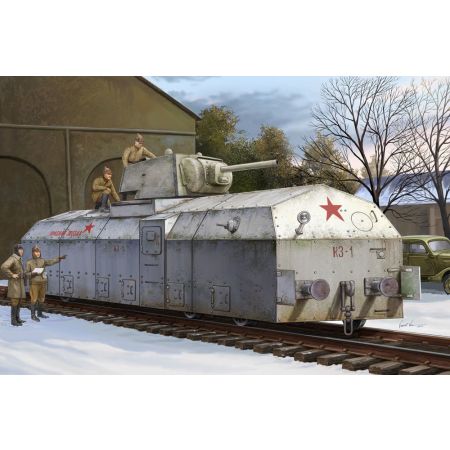 HOBBY BOSS 82912 Radziecka drezyna pancerna Krasnaja Zvezda - 1:72