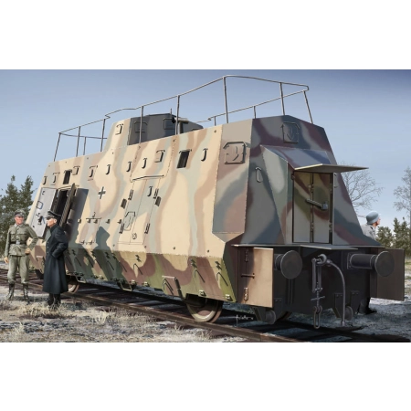 HOBBY BOSS 82924 Wagon piechoty z niemieckiego pociągu pancernego BP-42 - 1:72