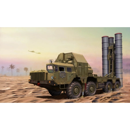 HOBBY BOSS 82929 System rakietowy 48N6E 5P85S TEL S-300PMU Grumble - 1:72