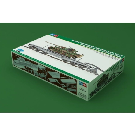 HOBBY BOSS 82934 Wagon platforma SSyms 80 z czołgiem Pz.Kpfw.VI Ausf.E Tiger I (Mid production) - 1:72