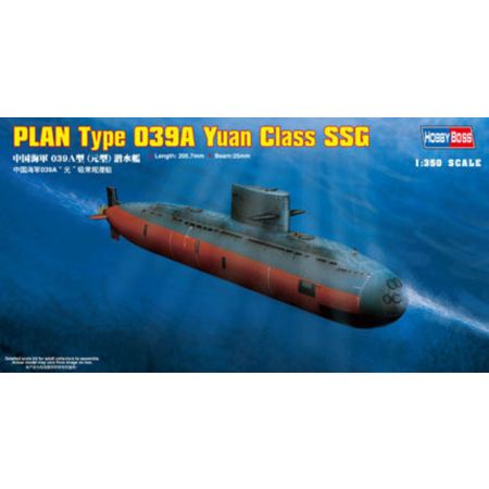 HOBBY BOSS 83510 Okręt podwodny PLAN Type 039A Yuan Class - 1:350