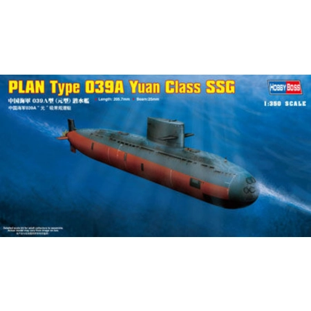 HOBBY BOSS 83510 Okręt podwodny PLAN Type 039A Yuan Class - 1:350