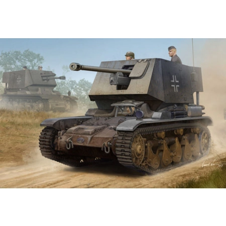 HOBBY BOSS 83808 5 cm Pak(t) Sfl.auf Fgst. Pz.Kpfw.35 R 731(f) - 1:35