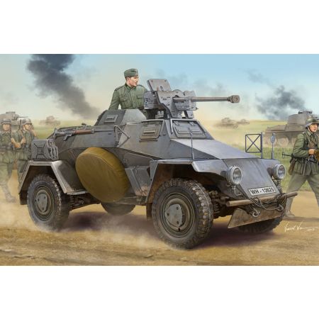HOBBY BOSS 83813 German Le.Pz.Sp.Wg (Sdkfz.221) Leichter Panzerwagen - 1:35