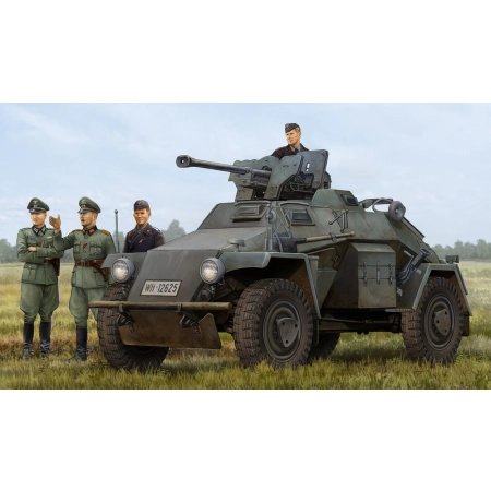HOBBY BOSS 83814 German Le.Pz.Sp.Wg (Sdkfz.221) Leichter Panzerwagen - 1:35