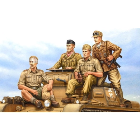HOBBY BOSS 84409 Figurki - German Tropical Panzer Crew - 1:35