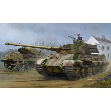 HOBBY BOSS 84531 Niemiecki czołg PzKpfw VI SdKfz182 Tiger II (Henschel 1944) - 1:35