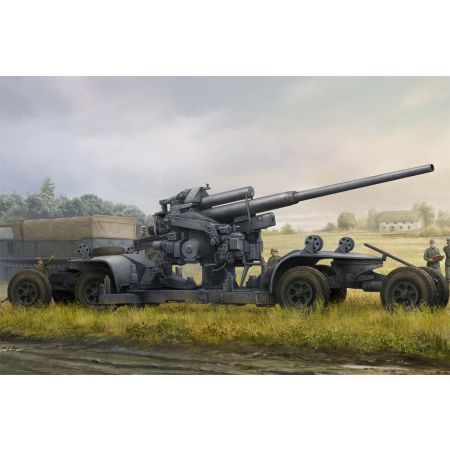 HOBBY BOSS 84545 Niemieckie działo przeciwlotnicze 12,8 cm FlaK 40 - 1:35