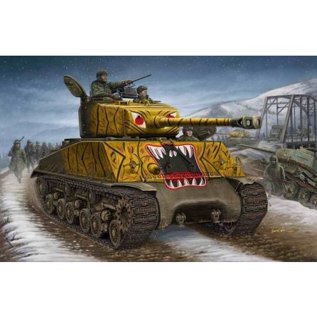 HOBBY BOSS 84804 US M4A3E8 Tank - 1:48