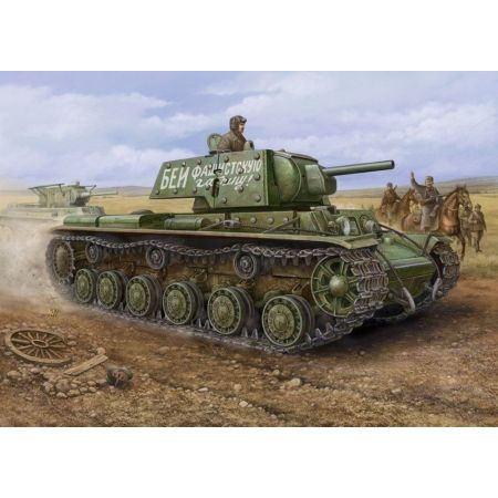HOBBY BOSS 84811 Russian KV-1 Ehkranami tank - 1:48