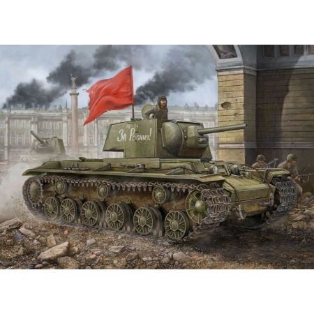 HOBBY BOSS 84812 Russian KV-1 Model 1942 Simplified Turret Tank - 1:48