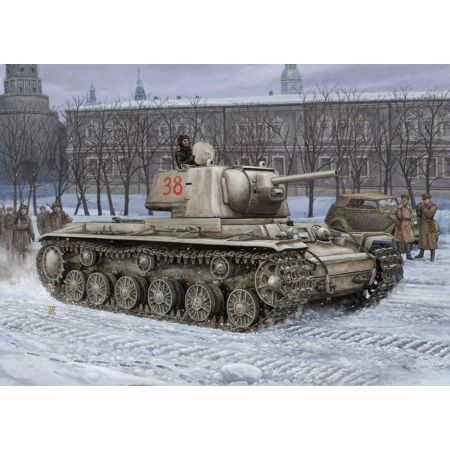 HOBBY BOSS 84814 Russia KV-1 model 1942 Lightweight Cast Tank - 1:48