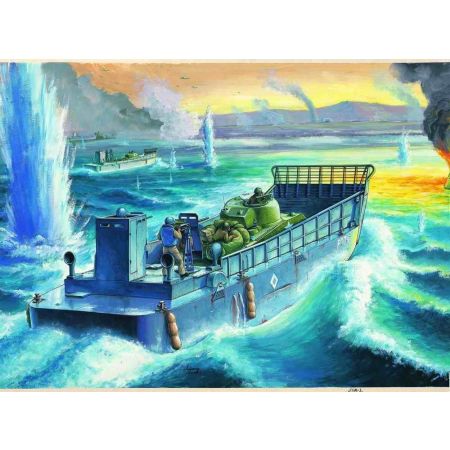 HOBBY BOSS 84817 LCM-3 USN Vehicle Landing Craft - 1:48