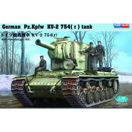 HOBBY BOSS 84819 German Pz.Kpfw KV-2 754(r) tank - 1:48