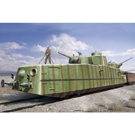 HOBBY BOSS 85515 Radziecki pociąg pancerny MBV-2 (działo F-34) 1:35