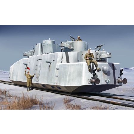 HOBBY BOSS 85516 Radziecki pociąg pancerny MBV-2 (late KT-28 GUN) 1:35