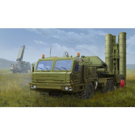 HOBBY BOSS 85517 Samochód ciężarowy BAZ-64022 z wyrzutnią rakiet 5P85TE2 TEL S-400 1:35