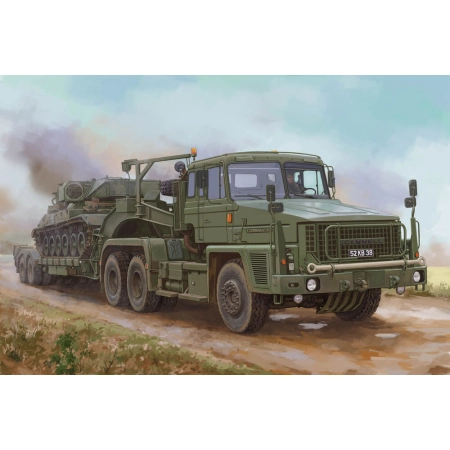 HOBBY BOSS 85527 Scammel Commander z naczepą Fruehauf 62t - 1:35