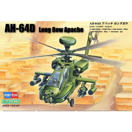 HOBBY BOSS 87219 Helikopter AH-64D Long Bow Apache - 1:72