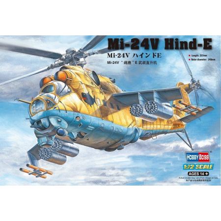 HOBBY BOSS 87220 Helikopter Mi-24V Hind-E - 1:72