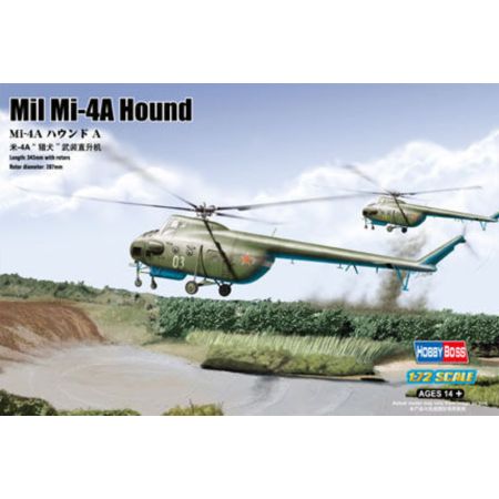 HOBBY BOSS 87226 Helikopter Mil Mi-4A Hound A - 1:72