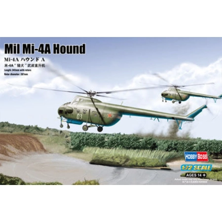 HOBBY BOSS 87226 Helikopter Mil Mi-4A Hound A - 1:72