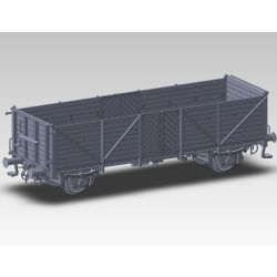 EXACT-TRAIN EX20140 Zestaw 3 wagonów towarowych odkrytych Klagenfurt Ommu, DR, Ep. II