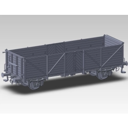 EXACT-TRAIN EX20142 Zestaw 3 wagonów towarowych odkrytych Klagenfurt Omm OPW (Holztür), Klagenfurt Omm (Holztür), Klagenfurt Omm OPW (Blechtür), DR, E