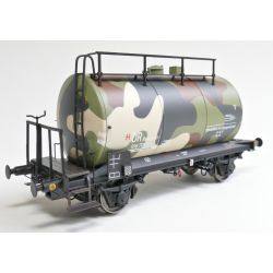 EXACT-TRAIN EX20639 Wagon cysterna 30m3 Uerdinger Camo, WIFO ohne Bremserhaus DR Hannover 917 000, DRG, Ep. II
