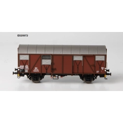 EXACT-TRAIN EX20972 Wagon towarowy Gmmehs 56 (uv) z klapami alu., Nr. 290330,DB,  Ep. III