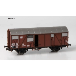 EXACT-TRAIN EX20974 Wagon towarowy .Grs 212 z klapami alu., Nr. 132 4608-4, DB, Ep. IV