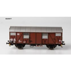 EXACT-TRAIN EX20977 Wagon towarowy .Grs-v 212 z klapami alu., Nr. 131 2135-3, DB, Ep. IV