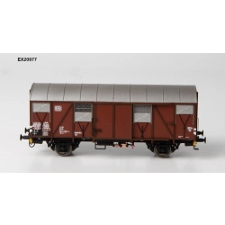 EXACT-TRAIN EX20977 Wagon towarowy .Grs-v 212 z klapami alu., Nr. 131 2135-3, DB, Ep. IV