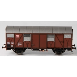 EXACT-TRAIN EX20978 Wagon towarowy Gs 212 EUROP z klapami alu., Nr. 125 4253-8, DB, Ep. V