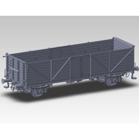 EXACT-TRAIN EX20140 Zestaw 3 wagonów towarowych odkrytych Klagenfurt Ommu, DR, Ep. II