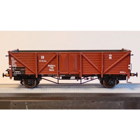 EXACT-TRAIN EX20360 Zestaw 2 wagonów towarowych odkrytych Klagenfurt Brit-US Zone Duisburg, DR, Ep. IIIa
