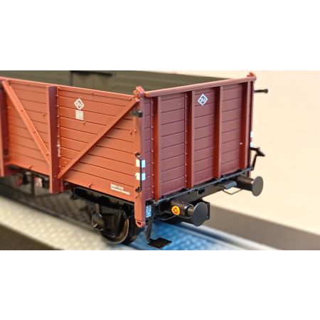 EXACT-TRAIN EX20360 Zestaw 2 wagonów towarowych odkrytych Klagenfurt Brit-US Zone Duisburg, DR, Ep. IIIa