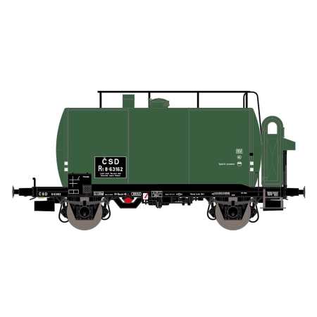 EXACT-TRAIN EX20624 Wagon cysterna 30m3 Uerdinger, Rt 8-63162, ČSD, Ep. III