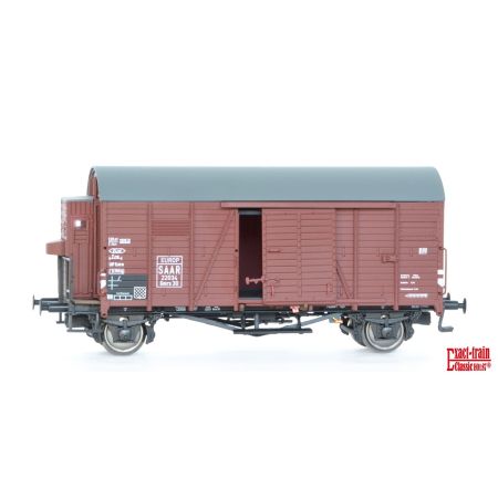 EXACT-TRAIN EX20763 Wagon towarowy kryty Oppeln Gmrs 30 22034, SAAR, Ep. III