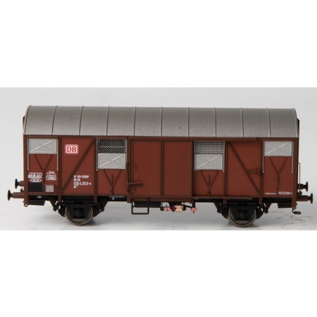 EXACT-TRAIN EX20978 Wagon towarowy Gs 212 EUROP z klapami alu., Nr. 125 4253-8, DB, Ep. V