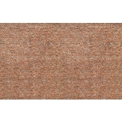 HEKI 14002 Citiline - H0 Mur z czerwonej cegły 31x21 cm - 3 szt