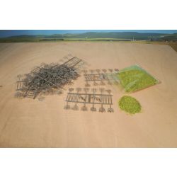 HEKI 1535 Drzewa liściaste do montażu 3 cm, 120 szt.