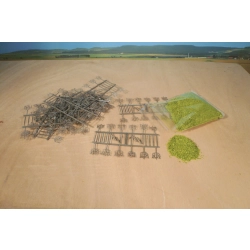 HEKI 1535 Drzewa liściaste do montażu 3 cm, 120 szt.