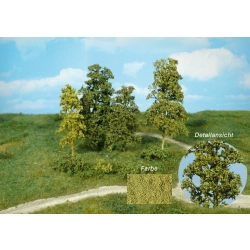 HEKI 1671 Drzewa i krzaki zielone, 15 szt