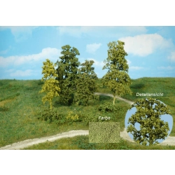 HEKI 1672 Drzewa i krzaki ciemnozielone, 15 szt