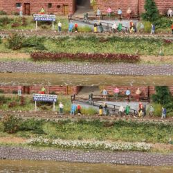 HEKI 1815 Paski trawy białej, liliowej 5-6 mm, 10 szt.