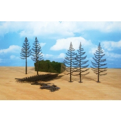 HEKI 1970 Świerki do samodzielnego montażu 18 cm, 10 szt.