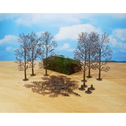 HEKI 1971 Drzewa liściaste do samodzielnego montażu 18-22 cm, 10 szt.