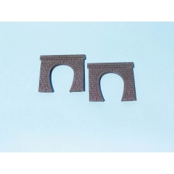 HEKI 3124 Portal tunelu jednotorowy H0, 2 szt.