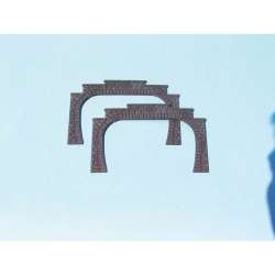 HEKI 3126 Portal tunelu dwutorowy H0, 2 szt.